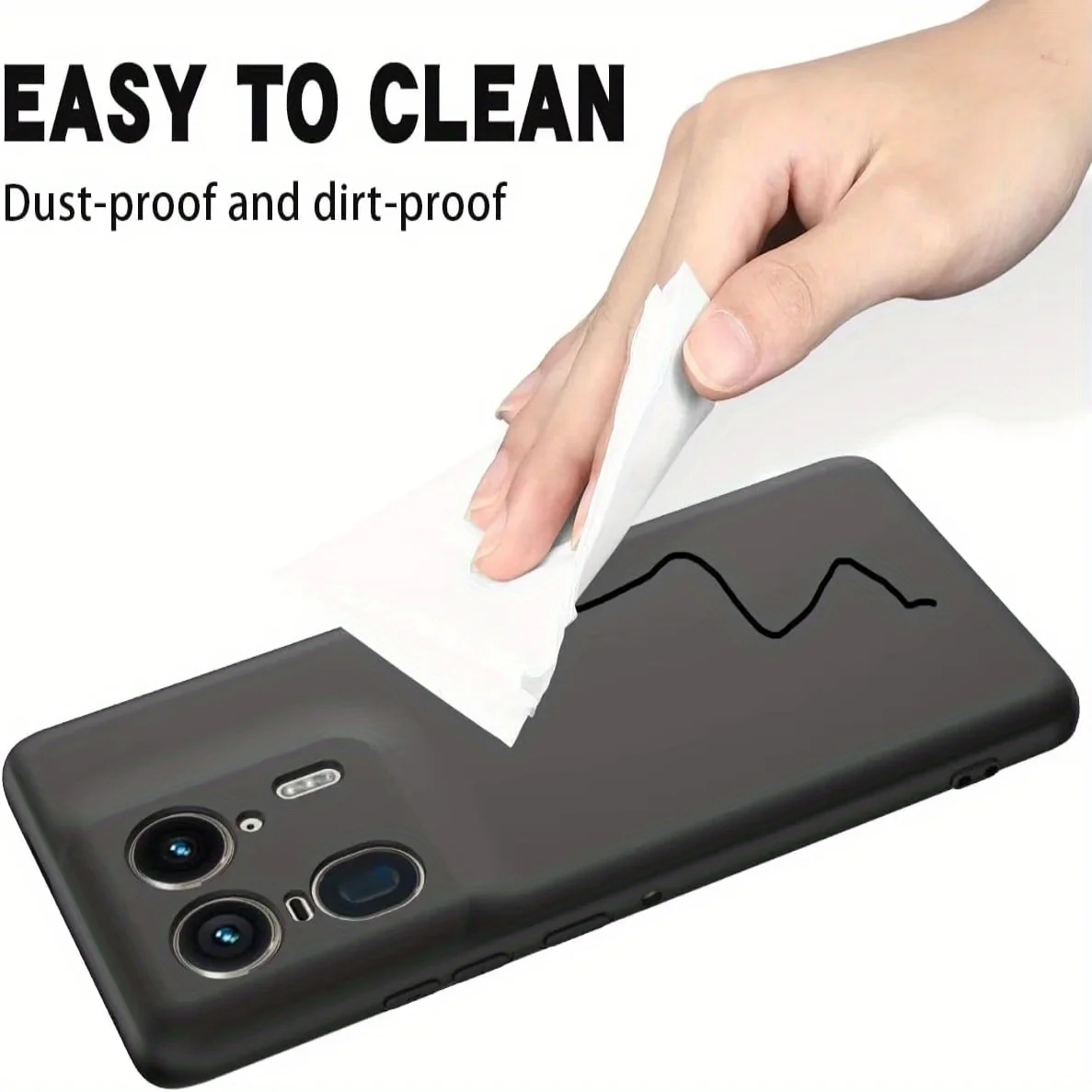 Noble Fashion Solid Colour Shockproof Liquid Silicone Phone Case