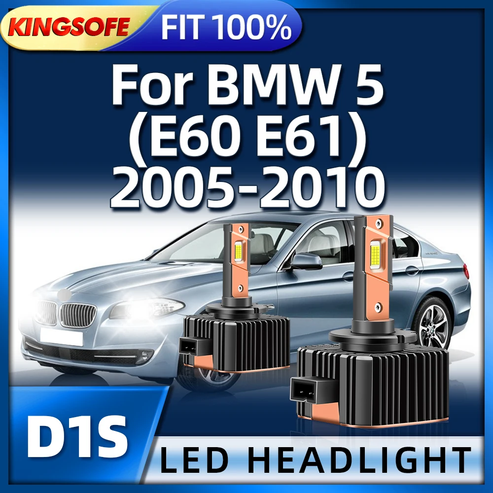 

Roadsun светодиодный D1S Автомобильные фары Auto Lights 45000Lm 6000K супер яркий для BMW 5 E60 E61 2005 2006 2007 2008 2009 2010