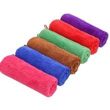 

6pcs Hanging Hand Towels Microfiber Towels Coral Fleece Fast Dry Dish Wipe Cloth for Home Kitchen Bathroom (Mixed Color)