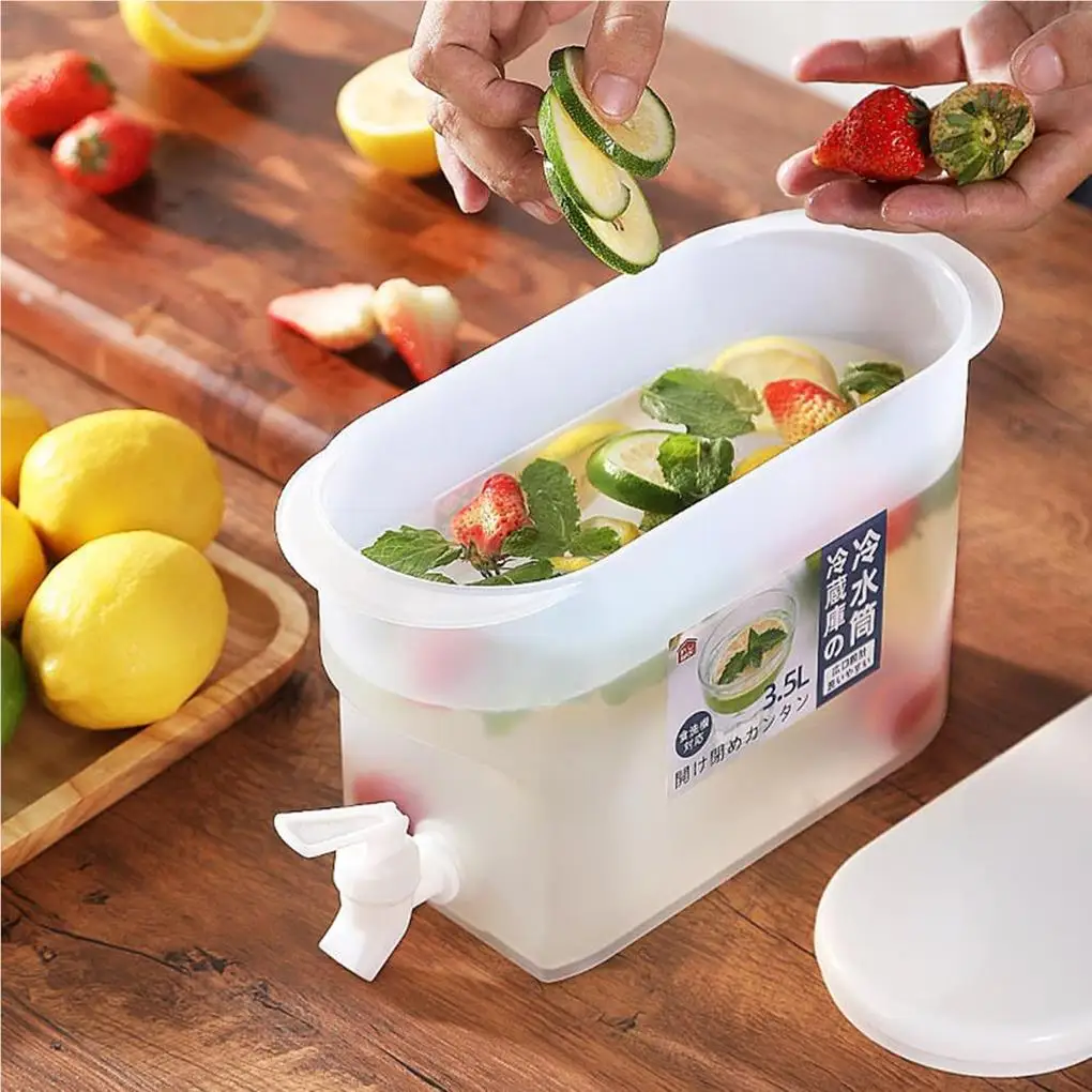 

3 5L Freezer Water Jug Refrigerator Bottle Summer with Tap Pot Gadgets