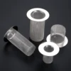 1pc Floor Drain Filter 304 Stainless Steel Mesh Basket Anti-hair Anti-clog 28mm-80mm 1"-3" Kitchen Bathroom Anti-rat/mosquito 2