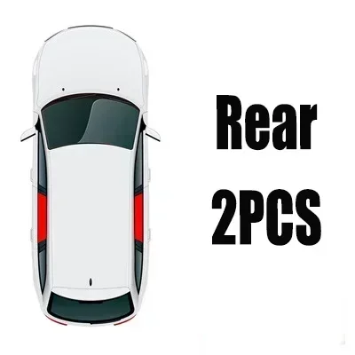 2pcs Rear