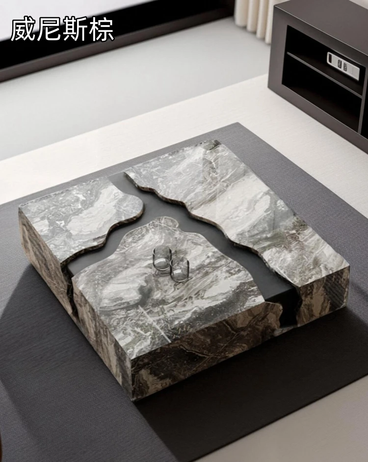 Minimalist Italian Coffee Table Light Luxury Fashion Aesthetic Books Decoration Side Table Accessories Mesas Bajas Furniture