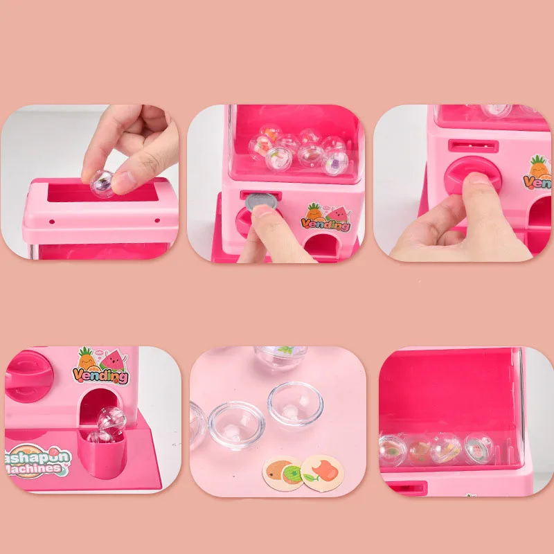 Mini Fun Egg Twisting Machine Toy Game children Desktop Blind Box Toys For Kids Claw Gashapon Vending Machine Toy Christmas Gift 4