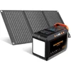 111Wh Solar Generator, Portable Power Station with Solar Panels, 120W 30W Set with Foldable Solar Panels 1