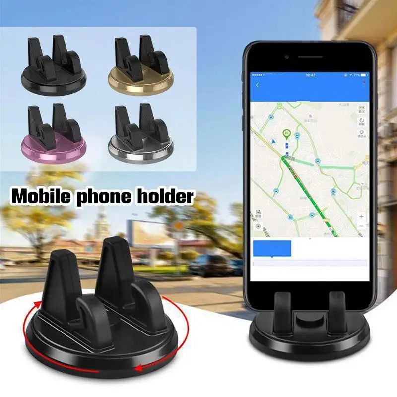 

Universal 360 Degree Car Phone Holder Soft Silicone Anti Slip Mat Mobile Phone Mount Stands Support Car GPS Dashboard Bracket