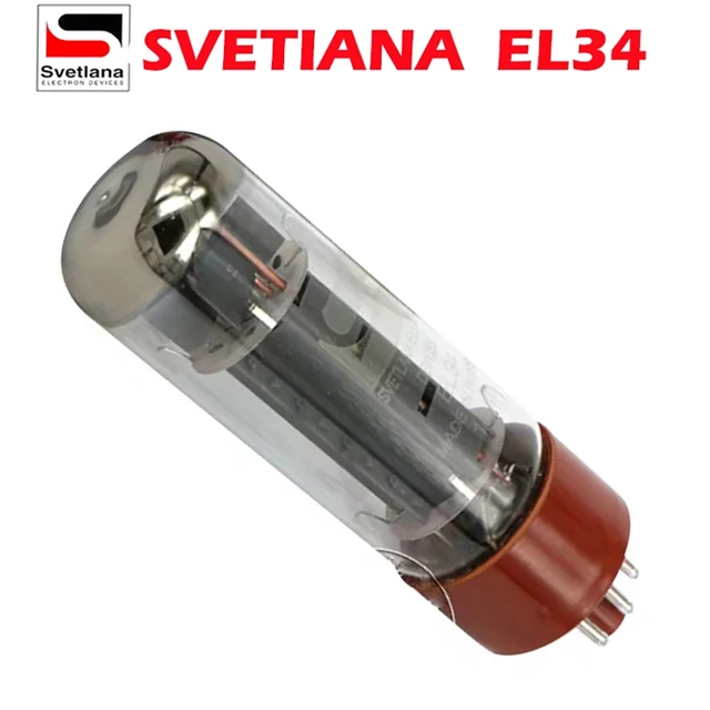 ■■Svetlana EL34 真空管 4本セット クワッド 取り外し品 □□Svetlana EL34 真空管 4本セット クワッド 取り外し品 良品