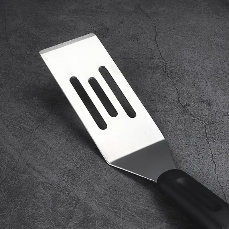 HX5B Small Serving Spatula for Beefsteaks Practical Kitchen Tool Convenient Handling Utensils Metal Turner for Dessert