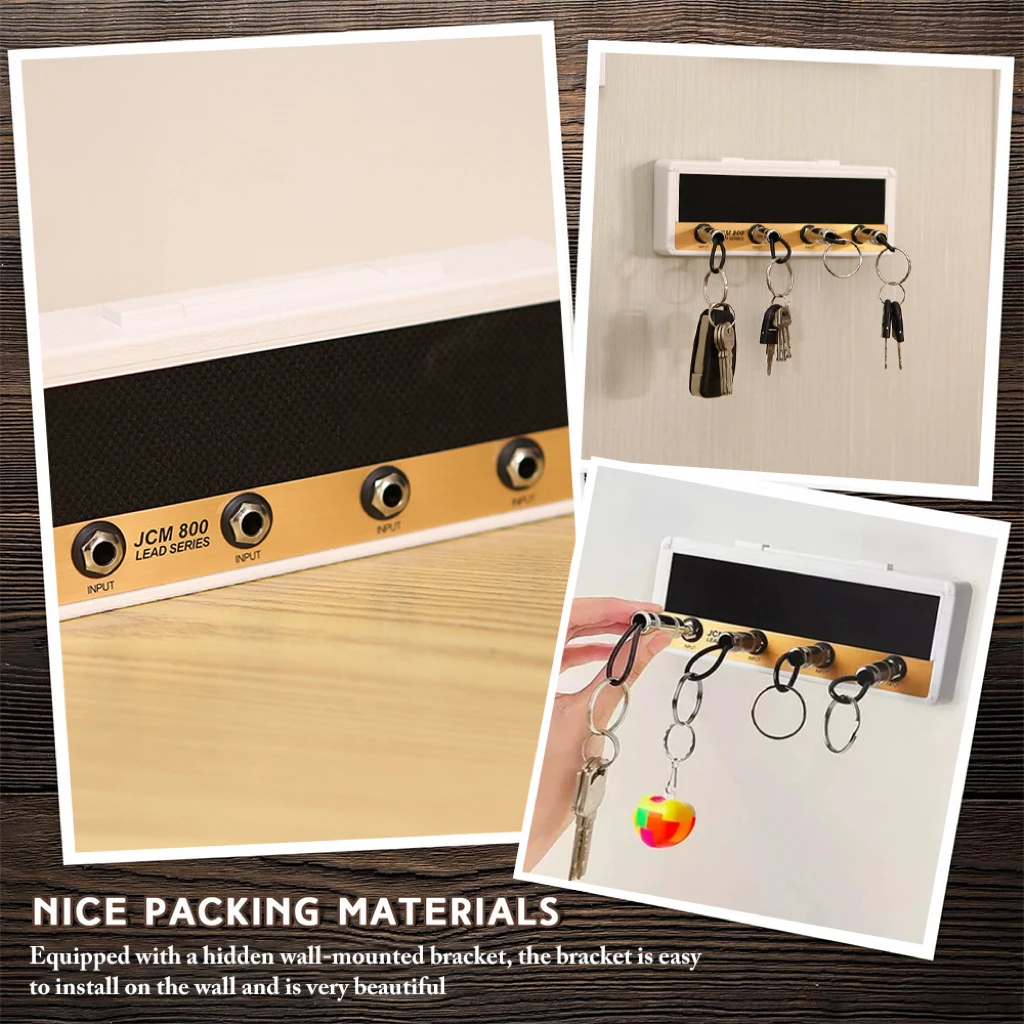 Guitar Amplifier Key Organiser With 4 Key Rings 2