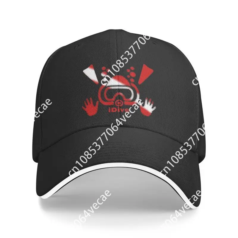 

Classic IDive Dive Flag Scuba Diving Baseball Cap Men Women Custom Adjustable Unisex Diver Dad Hat Hip Hop