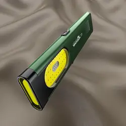 Warsun T7 Ultra - Bright LED Keychain Flashlight - Compact Portable Lantern with Magnetic Base (Green)