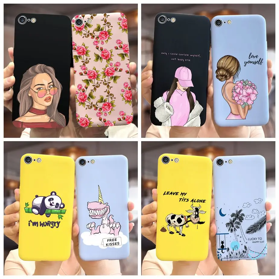 Per Apple Iphone 6 6S Plus Custodia Elegante Pretty Girls Cartoon Cover Custodia Morbida In Silicone Per Iphone 6 6S Iphone6 Plus Fundas Bumper