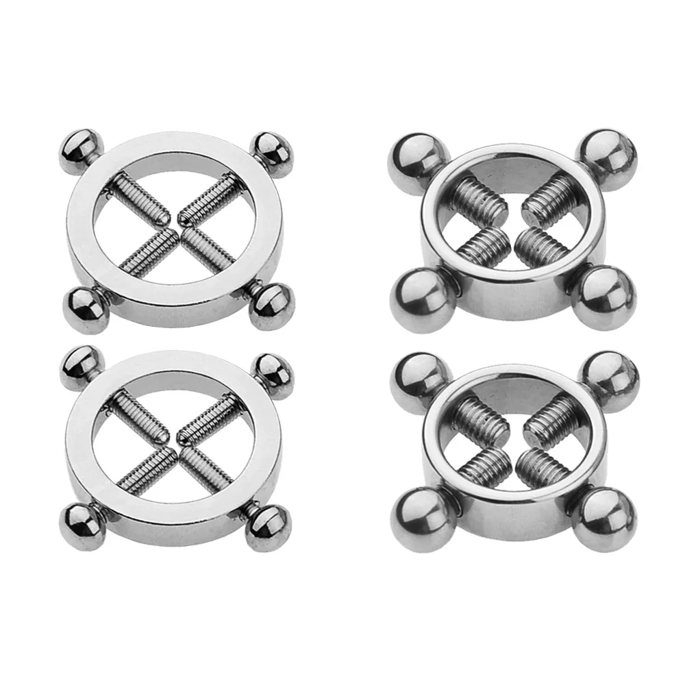 1 paire de pinces à tétons, pinces à seins, stimulateur de mamelon, jouets érotiques, contraintes d'esclave sexuel, jouets sexuels pour Couple adulte_voghion.com