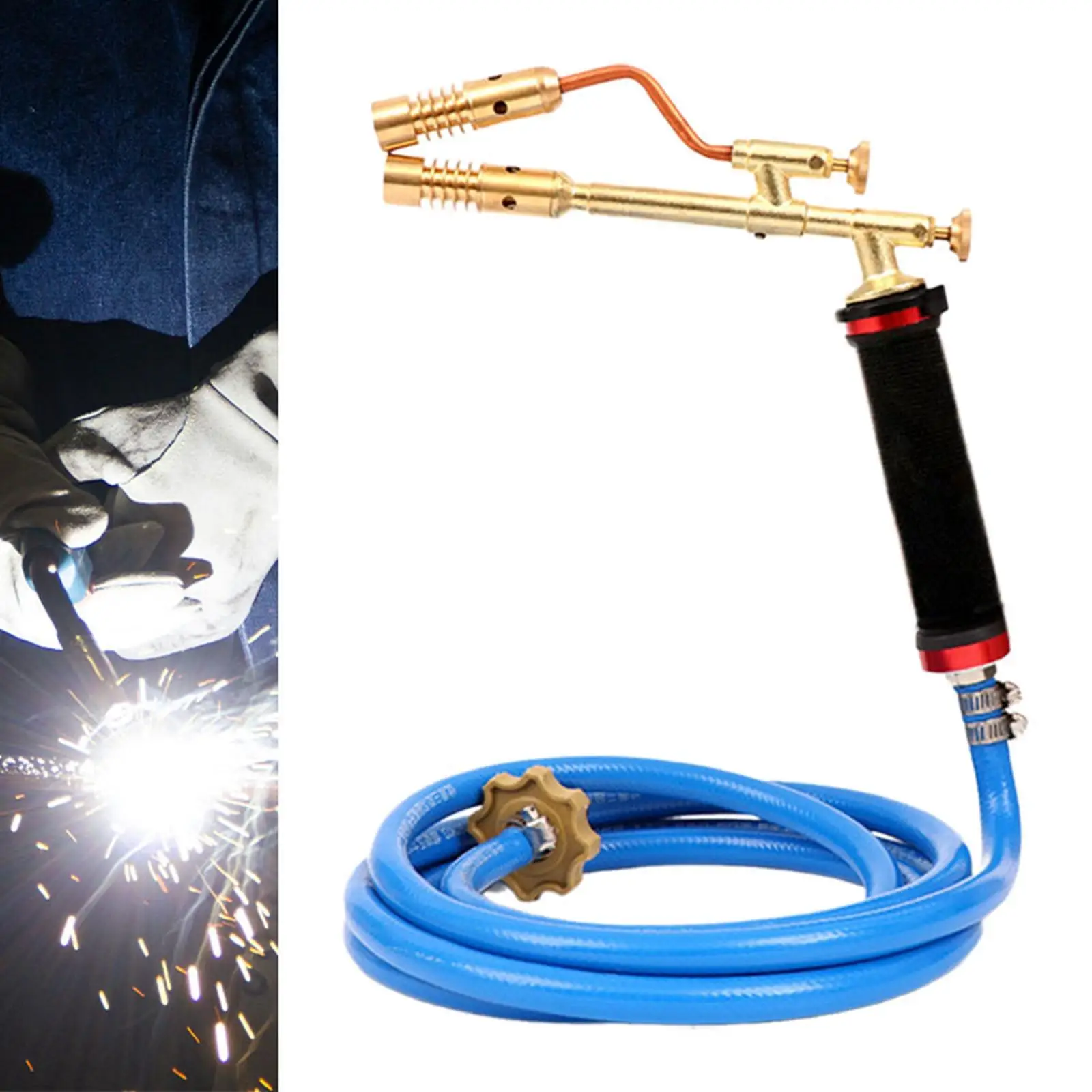 Liquefied Propane Welding Torch Head Copper for Cooking Soldering Heating