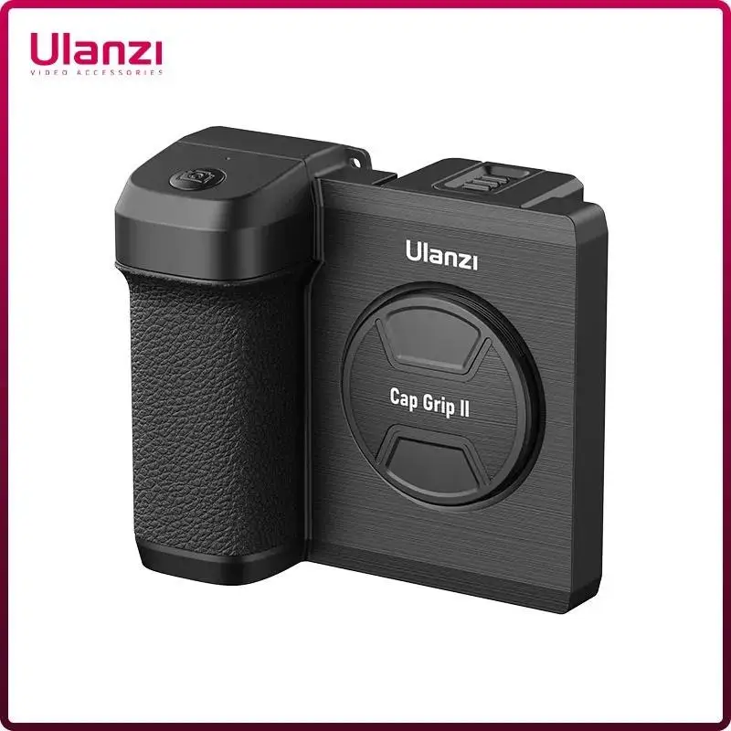 ULANZI CG01 CapGrip II 무선 블루투스 스마트폰, 셀카 핸들 그립, 사진 안정기 거치대, 콜드 슈 포함, 휴대폰용 1/4 인치