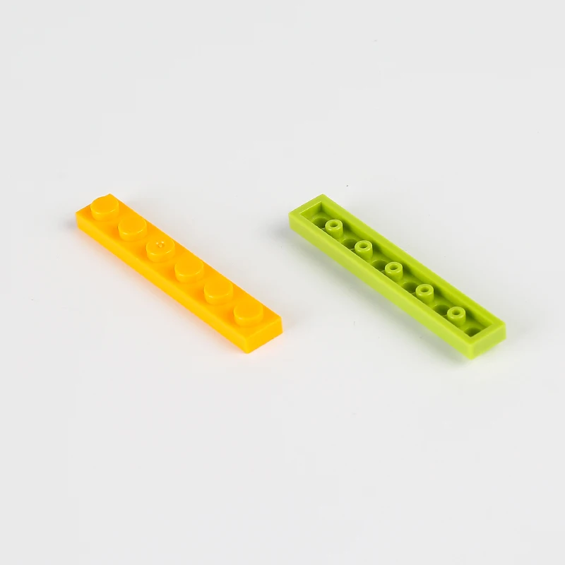 Diy Building Blocks 50pcs 1x6 Plate