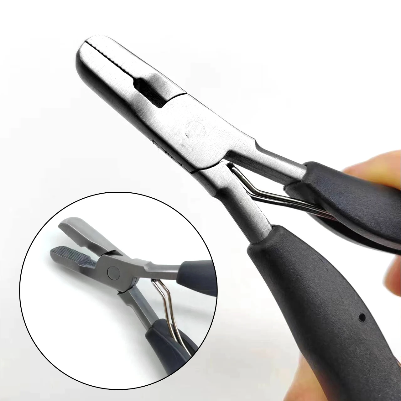 Keratin Bonding Cutter Alicate Nail U Tip Hair Extensison Pliers 2Pcs Rebonded Hair Extensions Keratin Fusion Pliers Tools Kit hair extension pliers