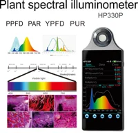 HP330P 380nm-780nm Handheld Light Spectrometer Grow Light Meter Plant Lamp Ppfd Meter Par Meter Spectral Irradiance Colorimeter 2