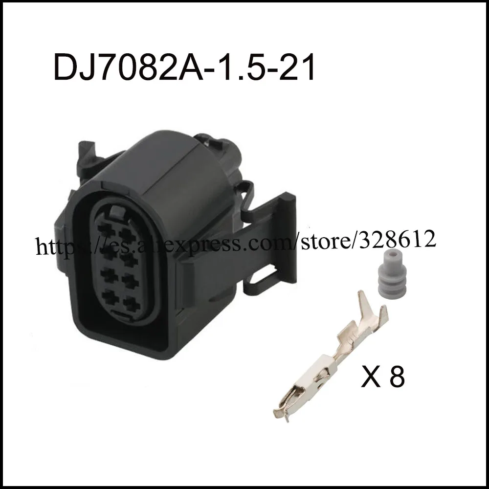 

100set 3A0973714 car wire female cable Waterproof sheath 8 pin connector automotive Plug socket include terminal seal