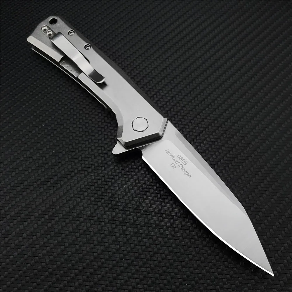 

Тактический складной нож ZT 0808, складной нож С флиппером из стали D2, карманные ножи с шарикоподшипником для кемпинга и выживания, уличный инструмент для повседневного использования, Универсальный военный