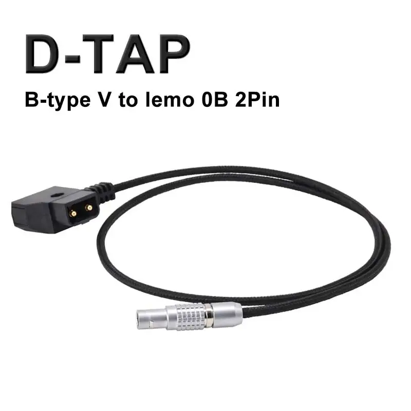 

D-TAP B-type to 0B 2 Pin FGG And FHG Plug Video Equipment Teradek Wireless Elbow Straight V-port Camera power Conversion Cable