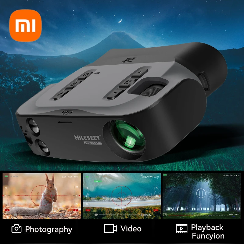 XiaomiMileseeyBNV20NightVisionBinocularsInfraredDigitalforHuntingTelescopeUSBNight