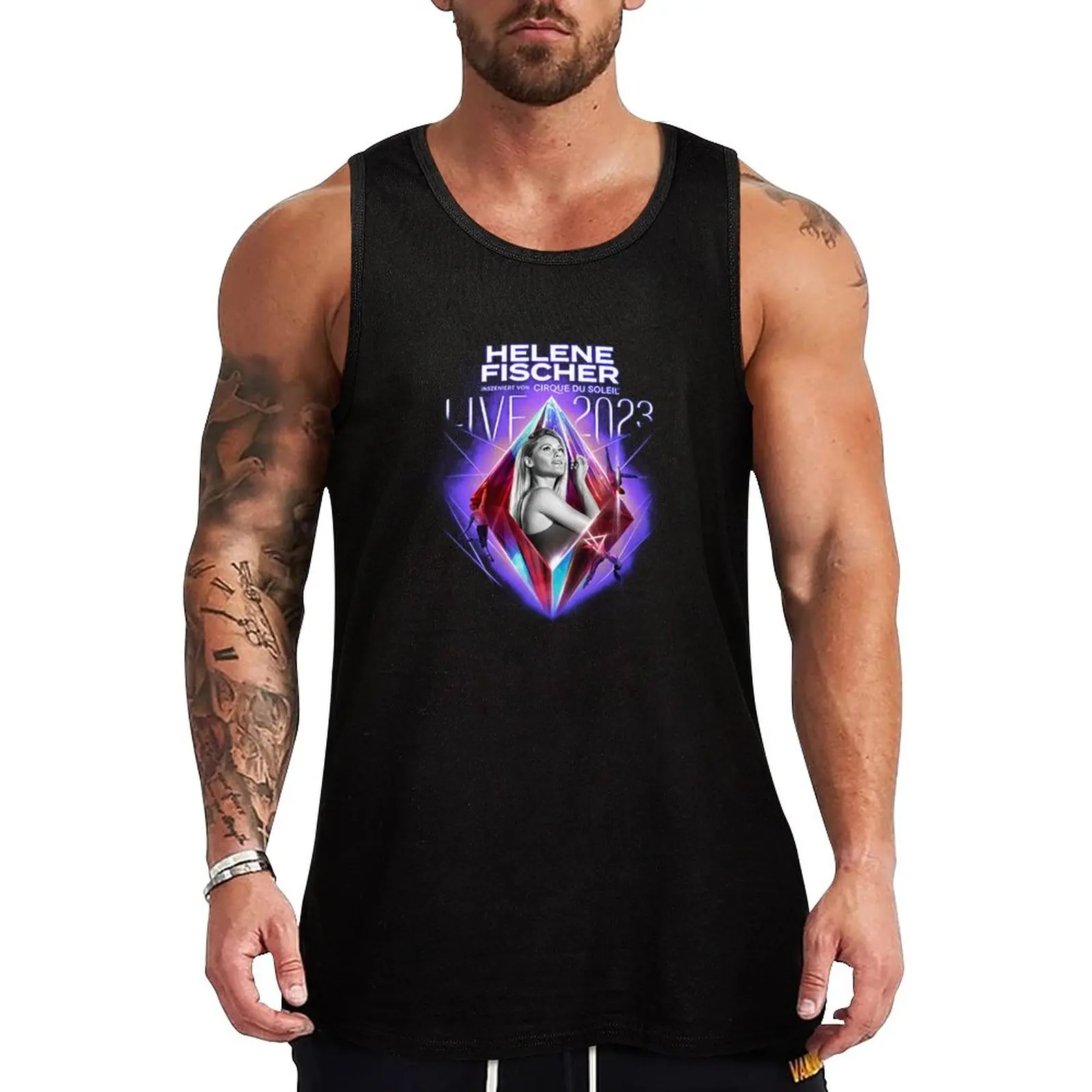 

New helene fischer rausch 2023 Tank Top Men's t-shirt gym accessories men Gym T-shirts for men t shirts