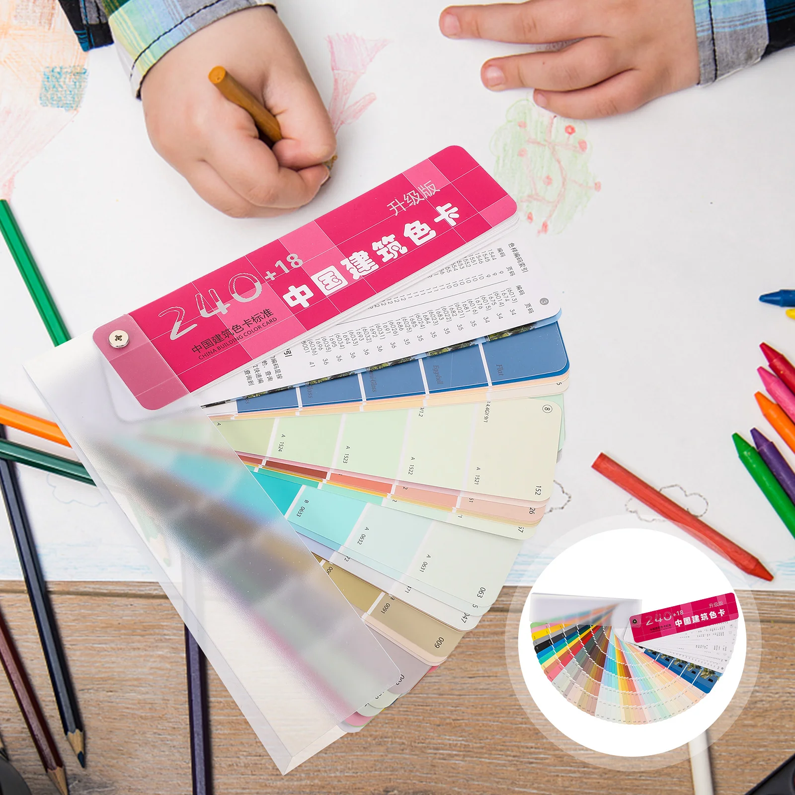Coating Color Card Posters Makeup Mixing Palette Cards for Painting