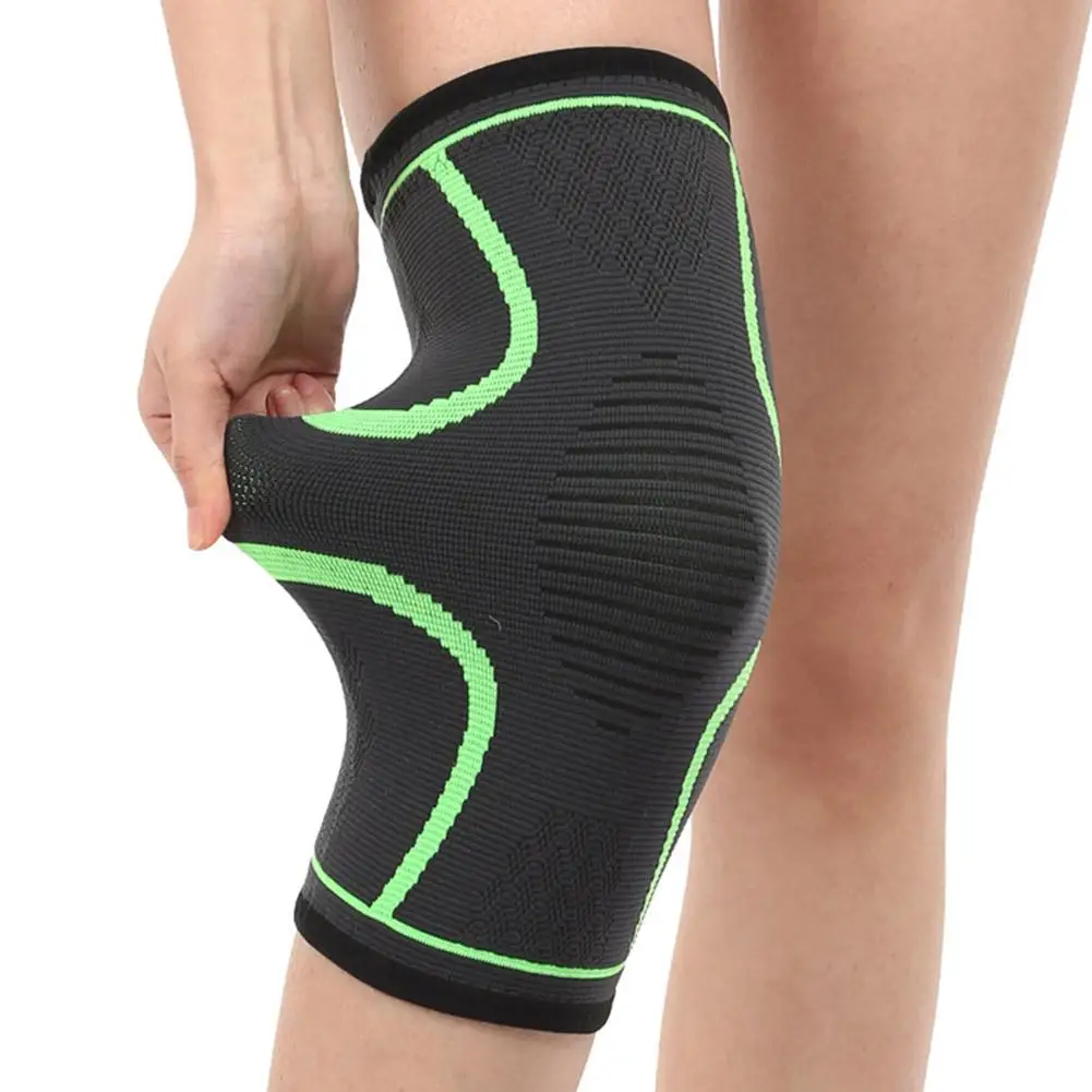 1PCS Fitness Running Cycling Knee Support Braces Elastic Nylon Sport Compression Knee Pad Sleeve Basketball Volleyball