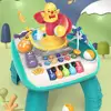 Baby Musical Instruments Toy Educational Baby Activity Table with Piano Ball Slide Musical Instruments for 1-3 Year Old Boys 2