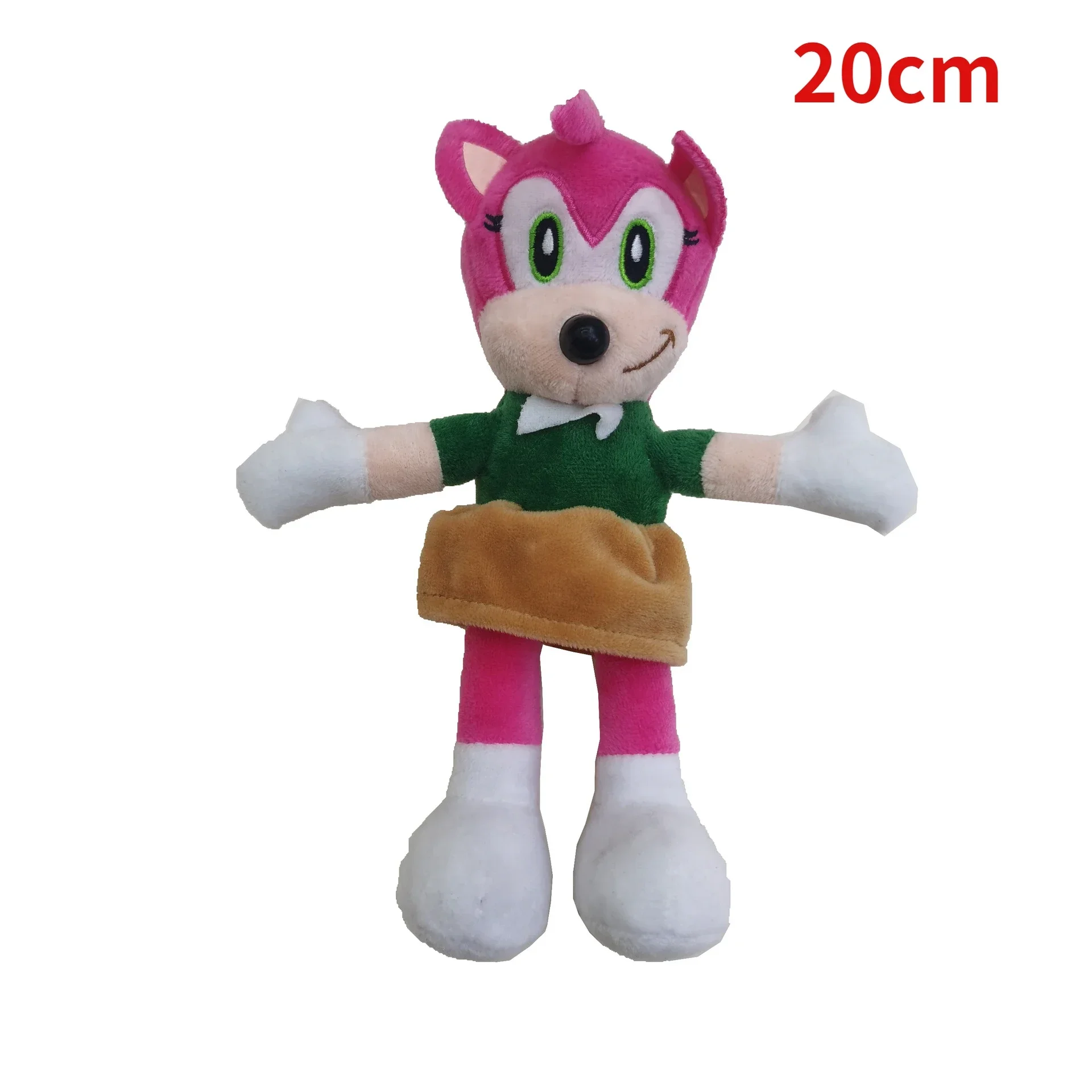 Sonic Plush Keychain - Soft Stuffed Hedgehog Pendant for Home Decoration and Gifts