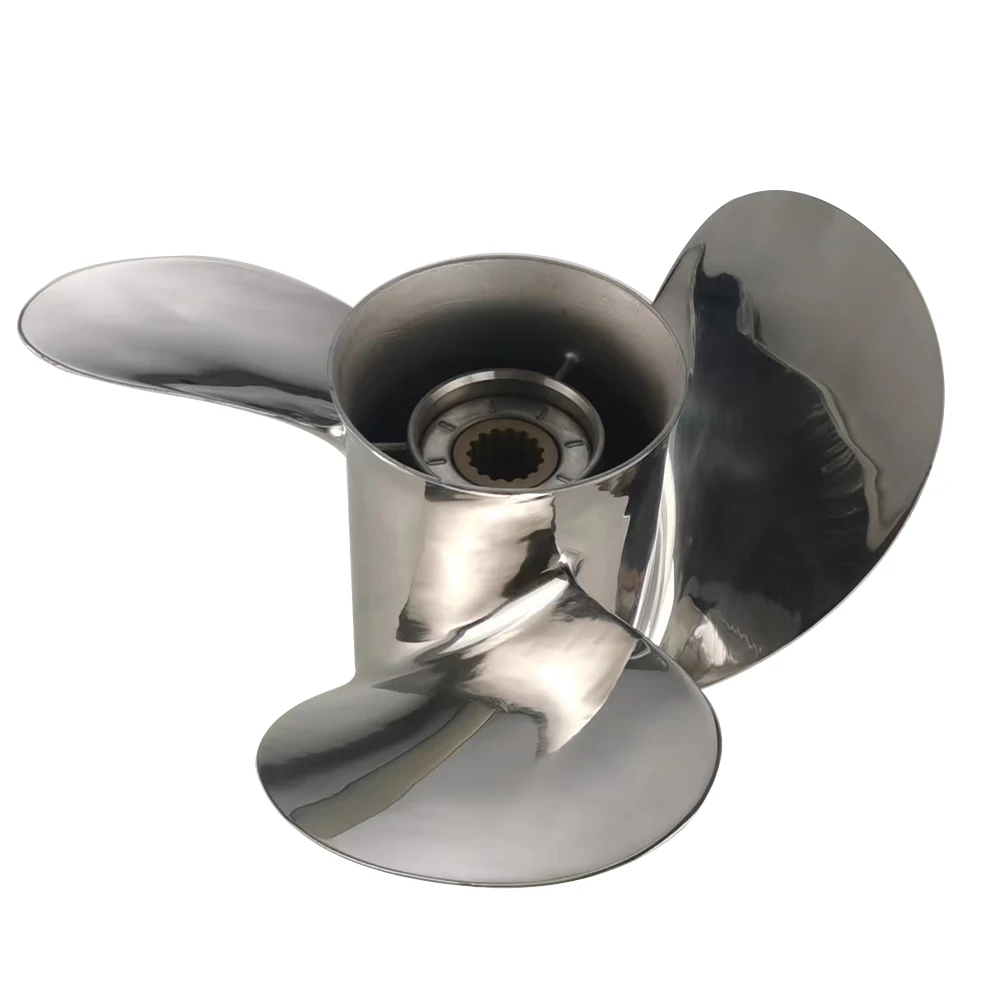 

13 3/4*13 D*P 50~130 Horsepower Boat Outboard Stainless Steel Propeller Marine Propeller For Yama Outboard Engine