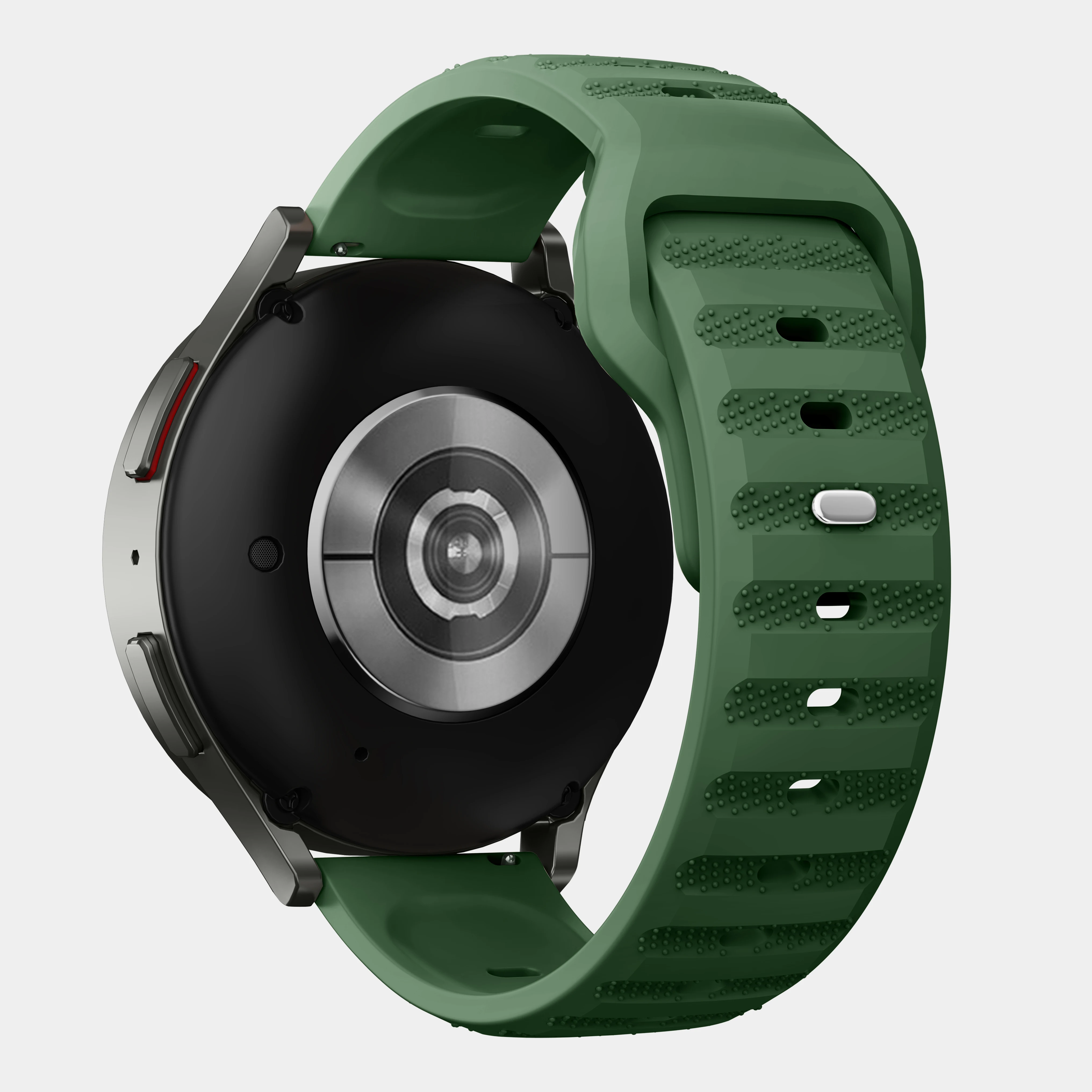 Breathable Silicone Watch Band - Soft and Versatile 22mm/20mm Strap