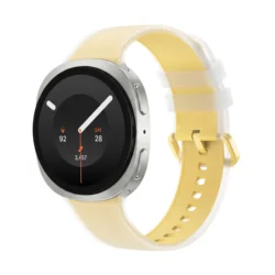 Misty Silicone Band for Smartwatches - Enhanced Bracelet Strap (Official Yellow)