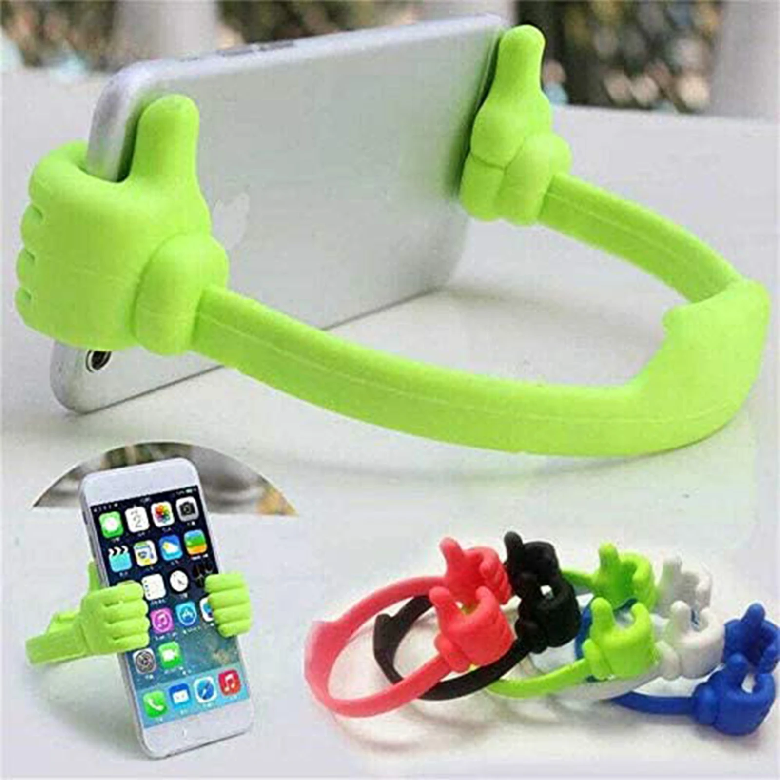 

1PC Thumbs Up Mobile Cell Phone Holder Movie Watching Lazy Bed Desktop Mount Stand Funny Holder for Phone подставка под телефон