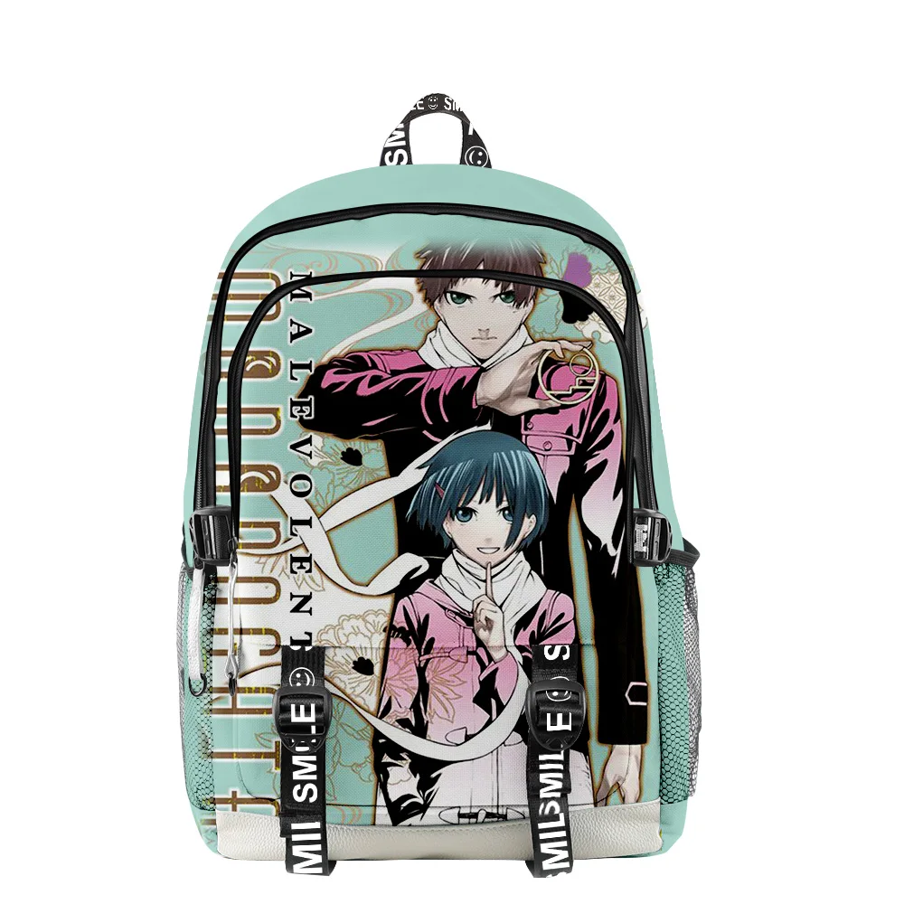 Mononogatari Anime 2023 nueva mochila con cremallera bolso escolar único Daypack Traval bolsa de tela Oxford