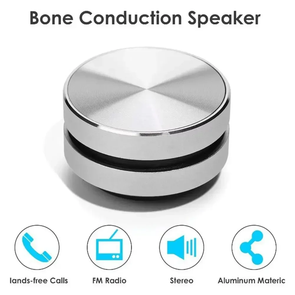 Description Picture 3 of itemBone Conduction Bluetooth Speaker Vibration Stereo Audio Digital TWS Wireless Smallest Speakers Dropshipping Mini Portable Metal