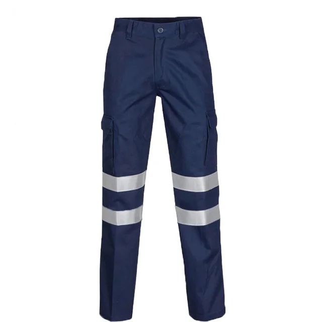 Men with Reflectors Work Pants