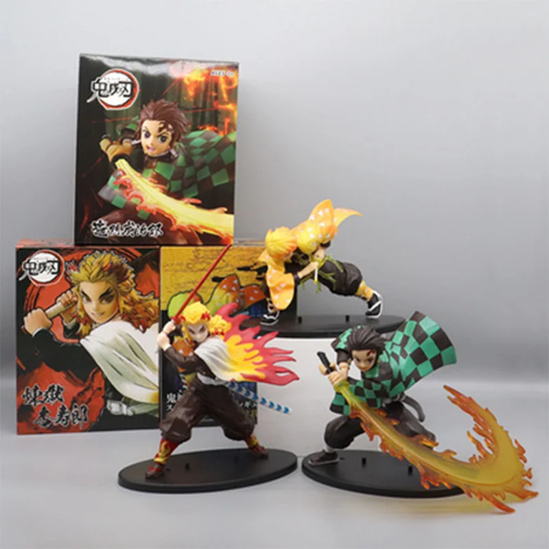 

Demon Slayer Garage Kit Agatsuma Zenitsu Kamado Tanjirou Rengoku Kyoujurou Anime Decoration Box Birthday Gift