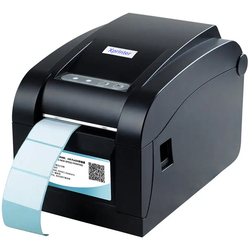 클래식 모델 3인치 감열 라벨 프린터 Xprinter XP-350B XP-350BM 경쟁력 있는 가격으로 판매되는 데스크탑 바코드 프린터