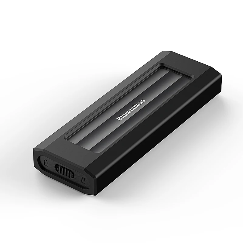 블루엔들리스 M.2 NVMe SATA SSD 인클로저 툴리스 알루미늄 SSD 외장 케이스 10Gbps M.2 NVMe-USB 변환 어댑터 (PCIe NVMe 및 SATA SSD용)