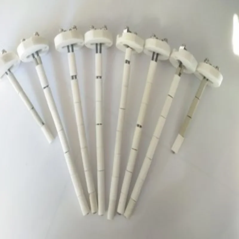 K Type Thermocouple Sensor Platinum Rhodium High Temperature Probe Ceramic Kiln Furnace Control Measuring 1300 Degrees 50-500mm thermocouple sensor