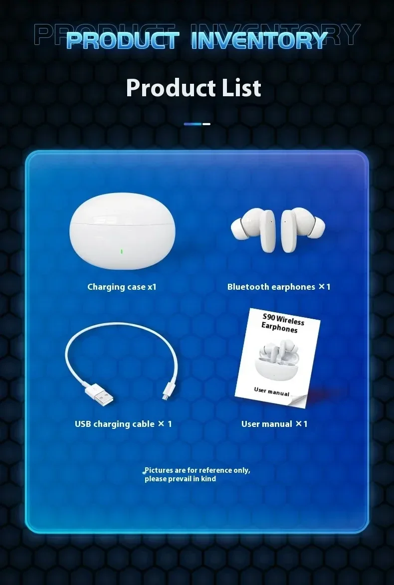 Wireless Bluetooth Earbuds With Mic And Touch Control System_voghion.com