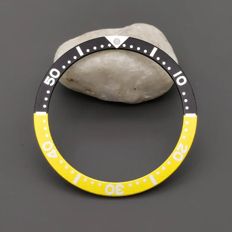 Mod 39 mm x 32 mm Aluminium-Lünetteneinsatz, passend für SKX 6105 6309 Turtle Uhrengehäuse NH35 NH36 Gehäuse, Uhrenring Mod, Ersatzteile ersetzen – Detail 7