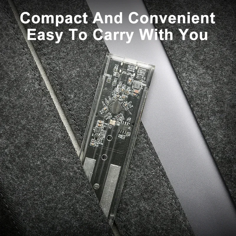 M.2 SATA SSD Enclosure USB 3.1 Gen 1(5Gbps) Type-C External Adapter for M2 SATA NGFF 2242/2260/2280 B Key/B+M Key