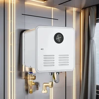 Chauffe-eau sans réservoir pour camping-car - 55 000 BTU - Eau chaude - Porte blanche et télécommande incluses 2