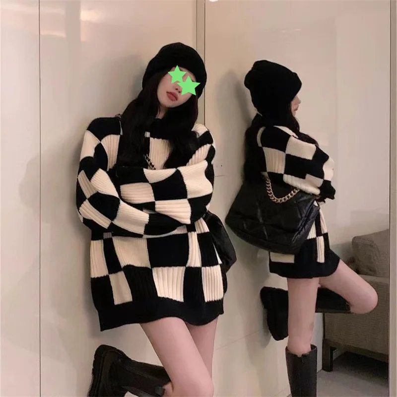 

Free Shipping Items Women Autumn Veste Femme Japanese 2000s Style Y2k Tops for Women 2023 Korean Style Pullover Women