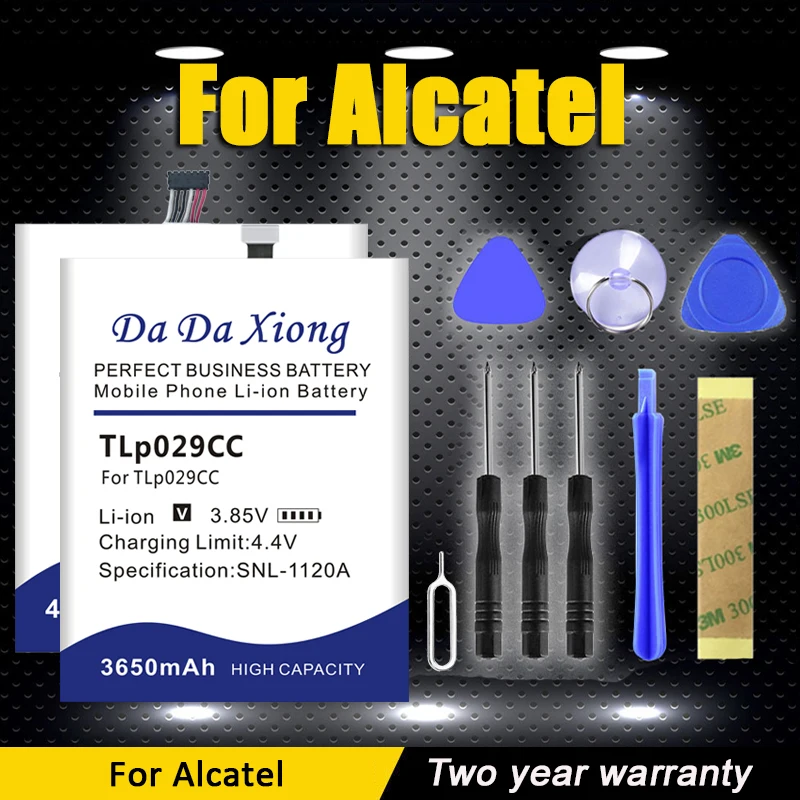 Cab04000C1 Cab22B0000C1 Batteria Tlp029A1 Per Alcatel One Touch Pixi Idol 3 3V 5V 4 4.5 C7 103 3025 Ot-5038 6039H Ot-2010
