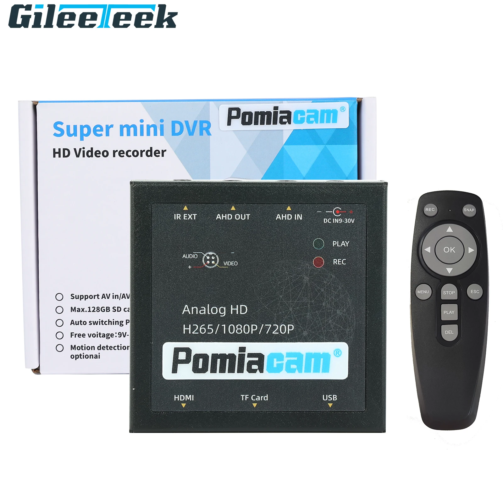 DMA122 New 1Ch Mini DVR Card Real-time HD DVR Video Recorder Support Analog HD AHD Camera HDMI Output Board Video Compression awind ezcap 241 music digitizer audio capture recorder box convert old analog music to mp3 support usb drive or for sd card