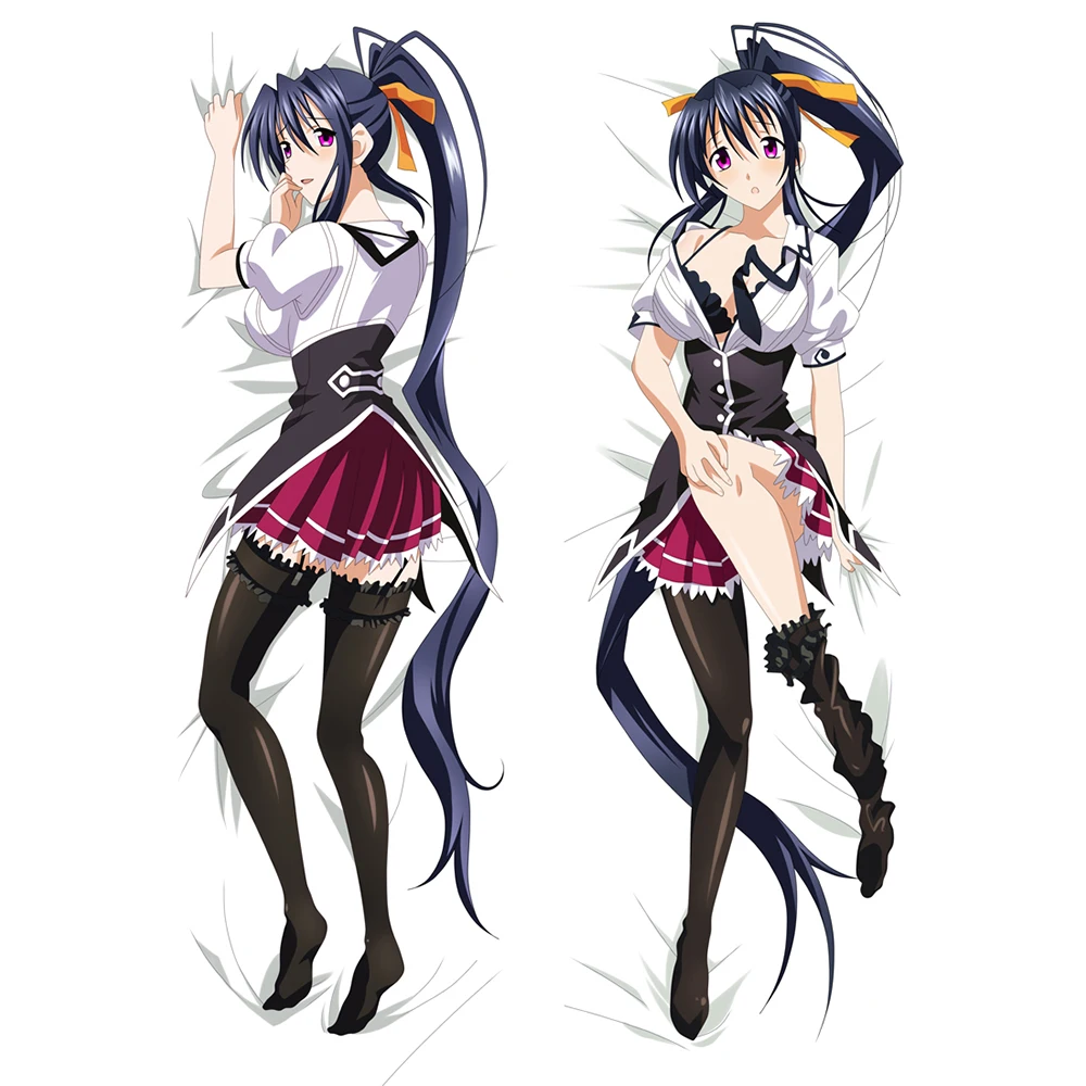 

Anime High School Dxd Himejima Akeno Pillowcase Double Sided Print High Quality Soft Sofa Cushion Pillow Case Dakimakura Cove